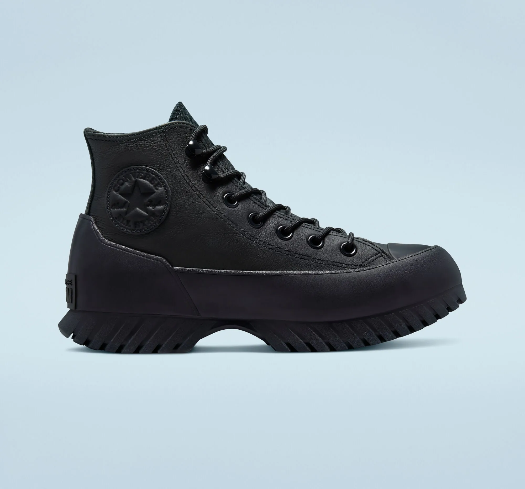 Converse scarpa a stivaletto da donna con zeppa Chuck Taylor All Star Lugged Winter 2.0 171427C nero non - slip shoe characteristic Elastic Collar Support