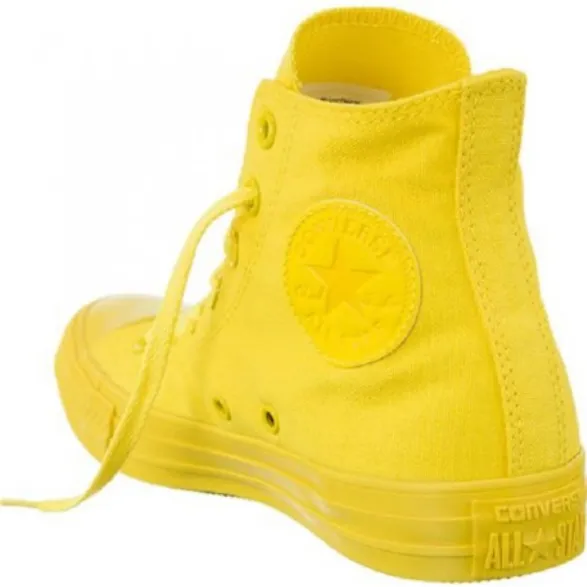 Converse scarpa sneakers da adulti in tela CTAS Hi 152700C giallo aurora nylon plate
