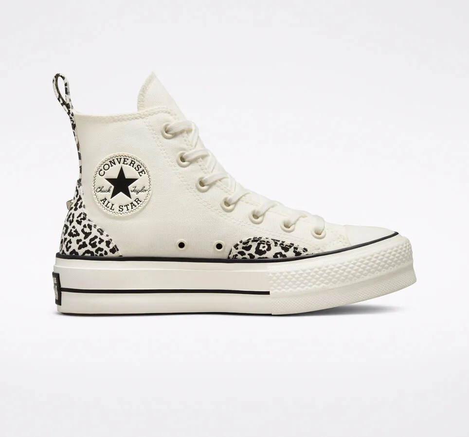 Converse scarpa sneakers da donna Chuck Taylor All Star Platform HI Animal Mix A03874C beige eco - friendly running shoes