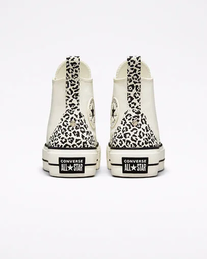 Converse scarpa sneakers da donna Chuck Taylor All Star Platform HI Animal Mix A03874C beige Balance Easy to Carry