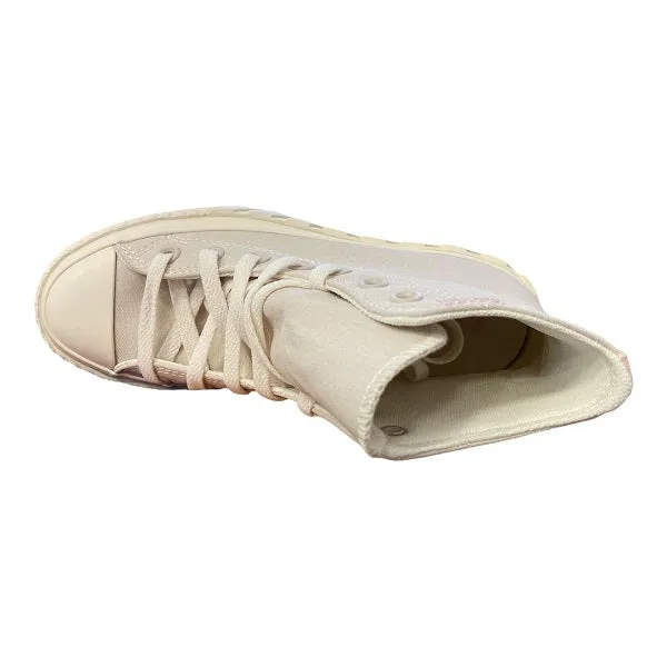 running with watch shoes Converse scarpa sneakers da donna con zeppa Chuck Taylor All Star Lift 2X Crafted 572953C sabbia