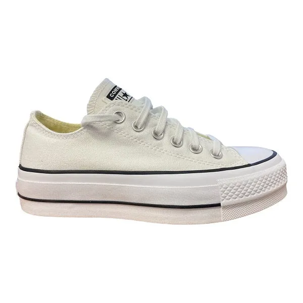 Converse sneakers bassa da donna Chuck Taylor All Star Lift OX 560251C white black slip - resistant sole shoes