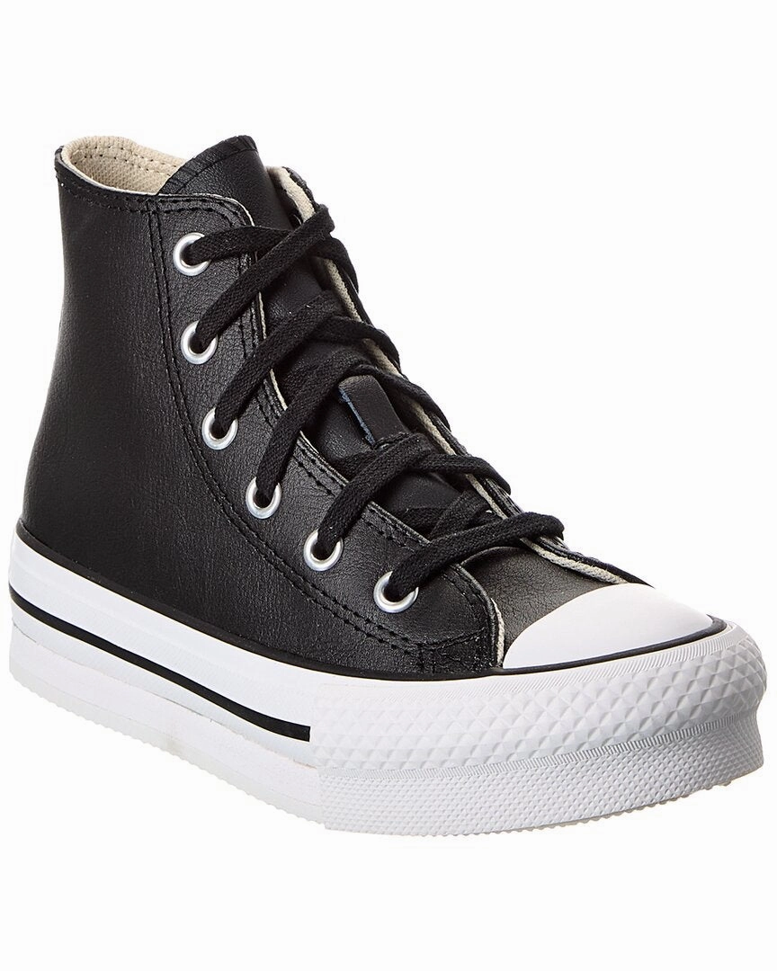 Anti   Slip Feature Eco Choice Converse Chuck Taylor All Star Eva Lift Leather High-Top Sneaker