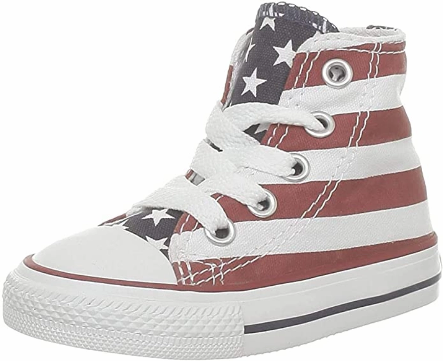 Exceptional experience Converse Infant All Star HI 7J254 stars & bars