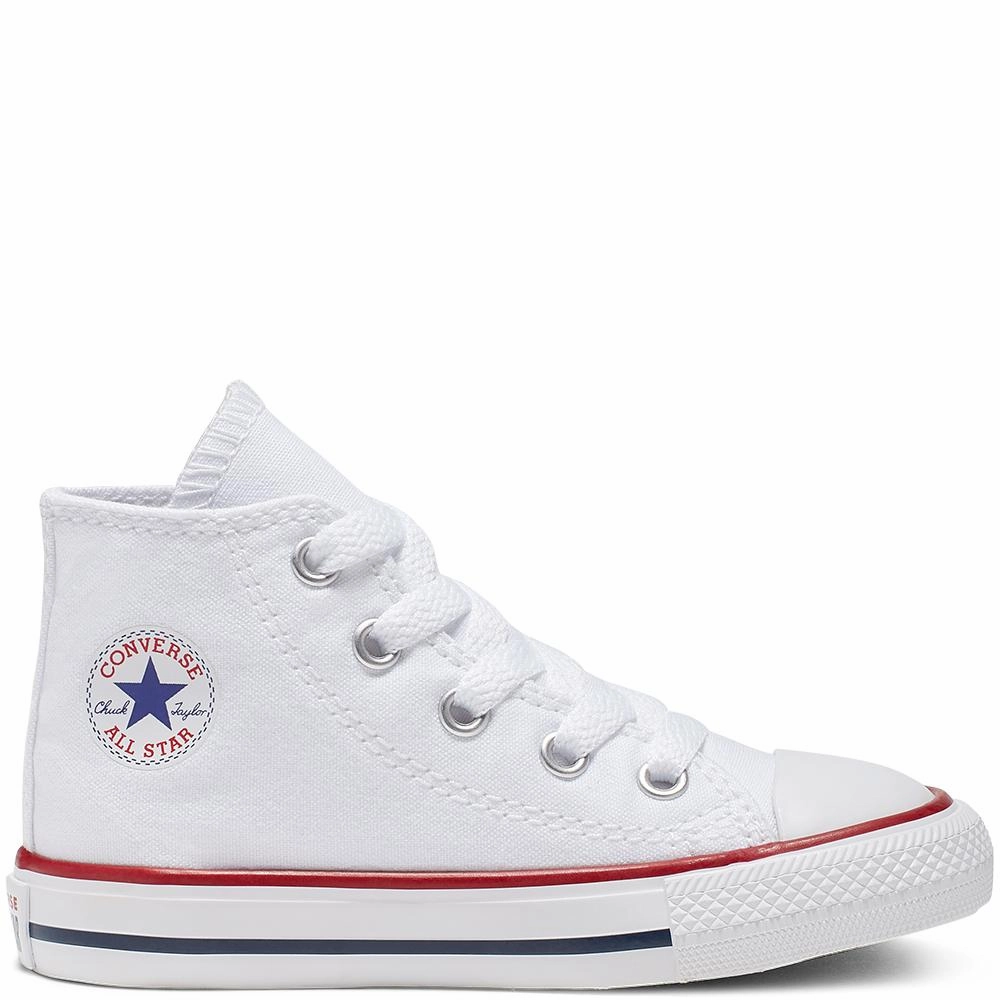 Converse scarpa sneakers da bambini Chuck Taylor All Star Classic 7J253C bianco narrow - fit