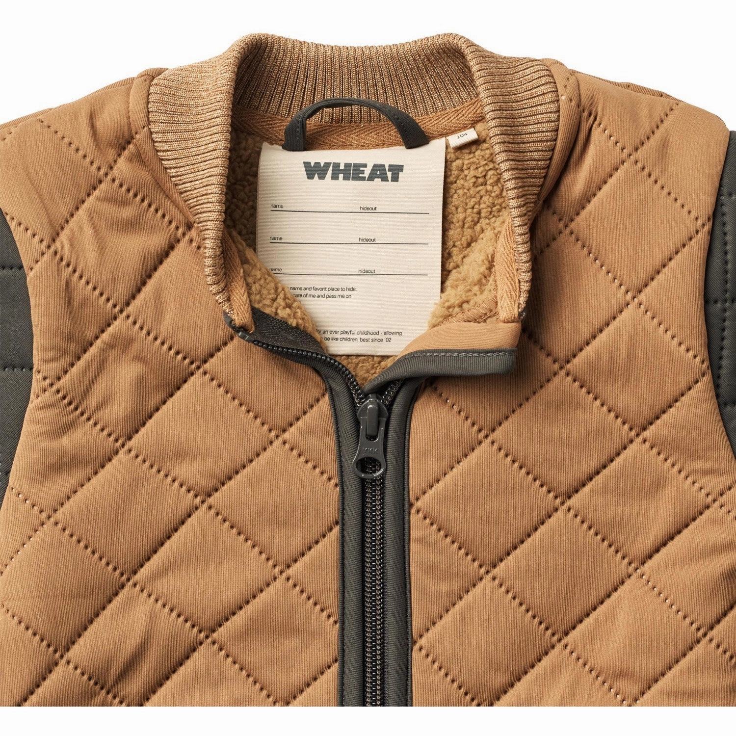 Stylish Daily Fit Minimalist Aesthetic Wheat Caramel Thermo Jacket Wulf