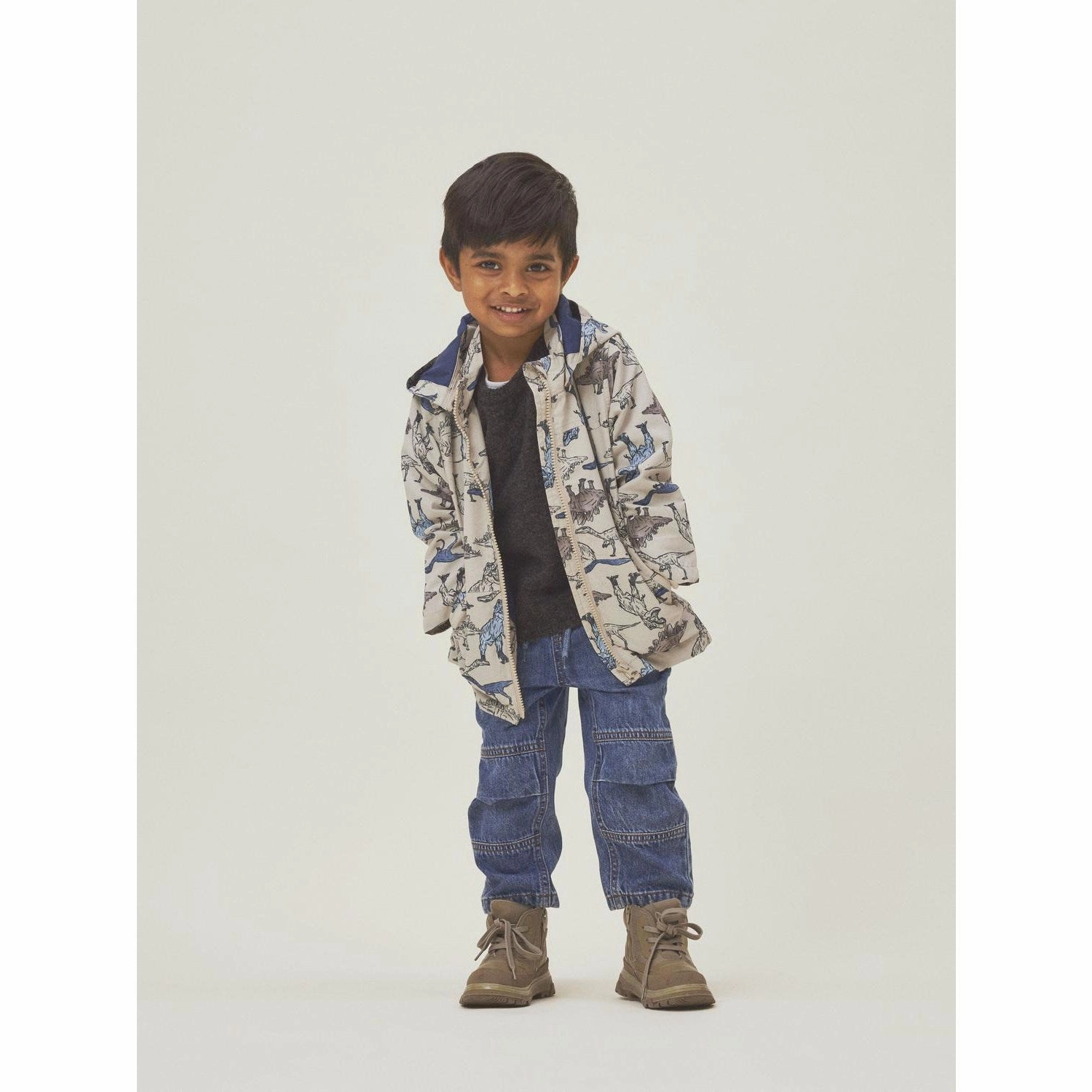 Name It Peyote Dino Max Li Jacket AOP Solid Color