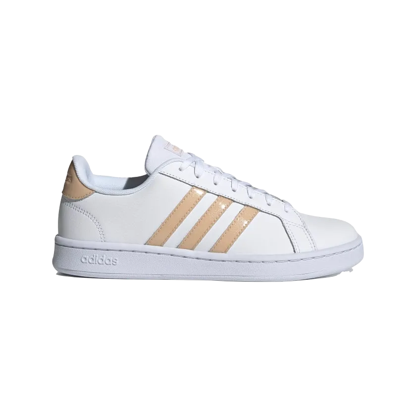 competitive runners Adaptive Lacing Adidas scarpa sneakers da donna Grand Court GV7148 bianco-fard