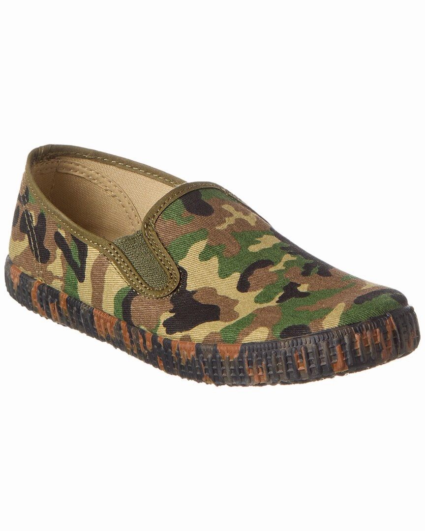 Torsional Rigidity Enhancements Cienta Cangrejo 2Elasticos Canvas Slip-On Sneaker