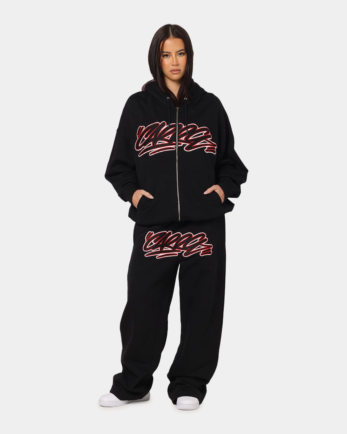 Carre Terrace Trackpants Black Chilly Weather Comfort