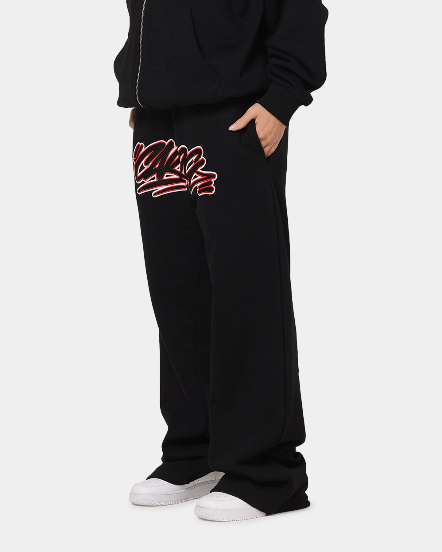 Chic Design Wear Carre Terrace Trackpants Black