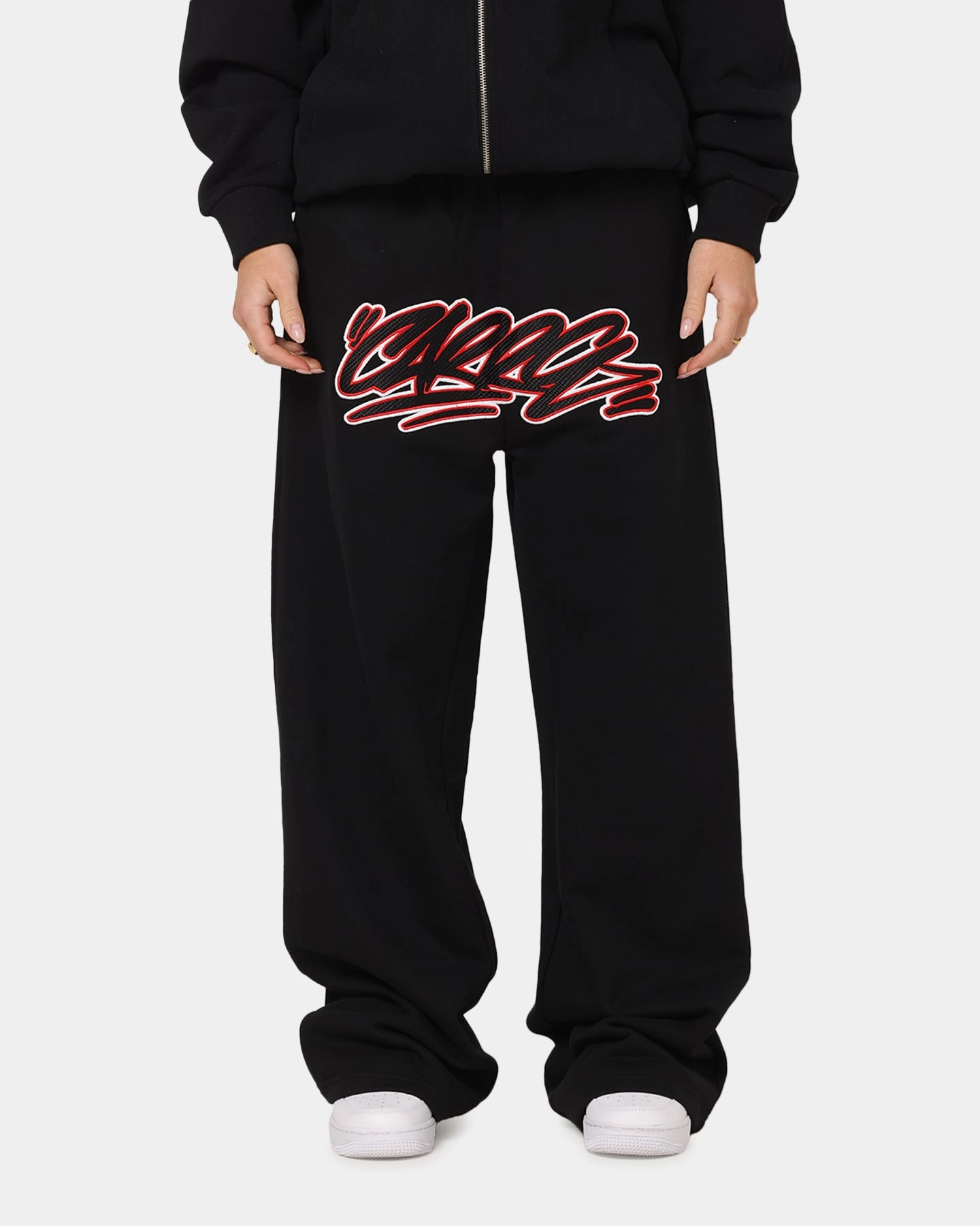 Carre Terrace Trackpants Black Lightweight Wear