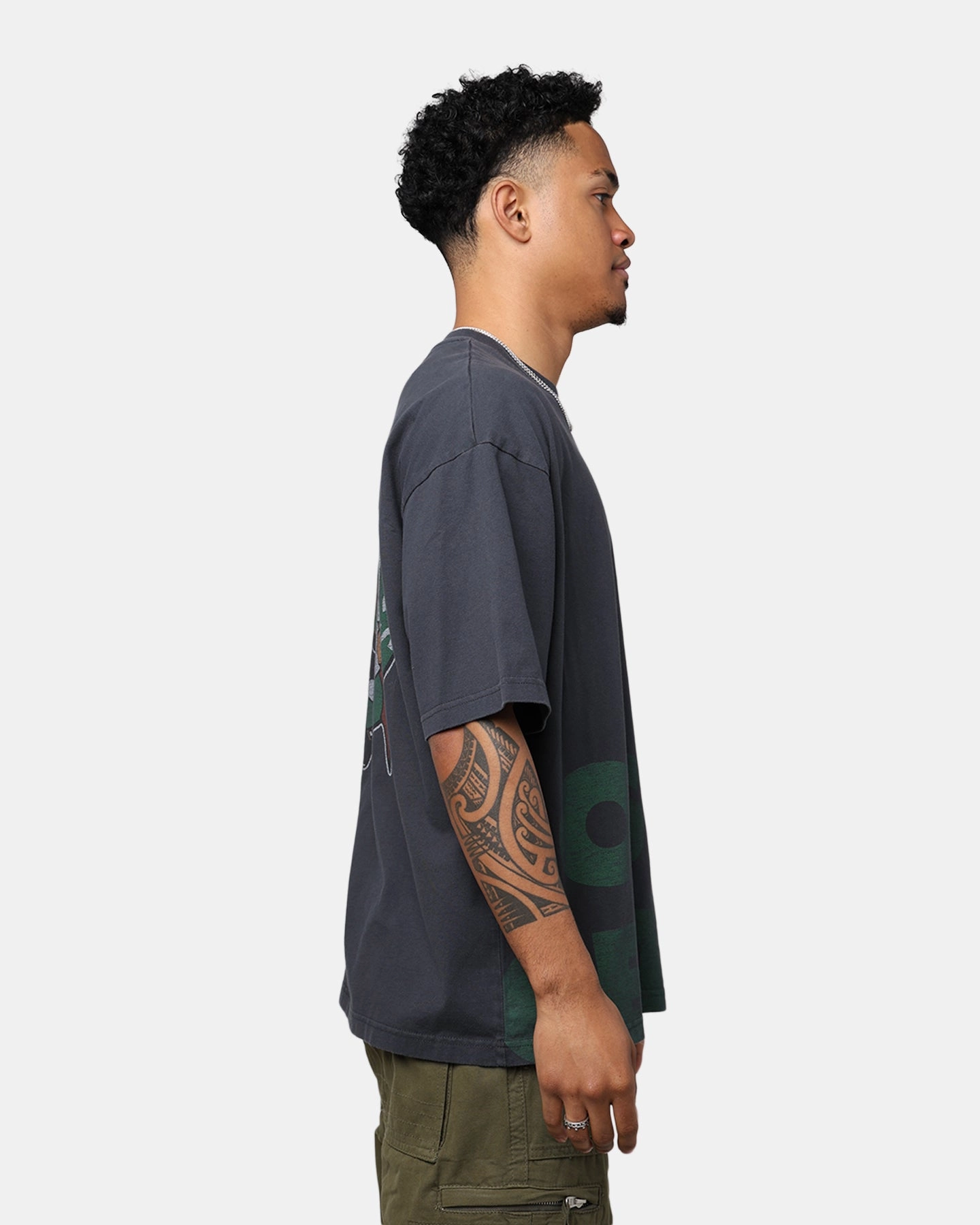 New Era Boston Celtics Oversized T-Shirt Black Sun Protection Athletic Comfort Wear