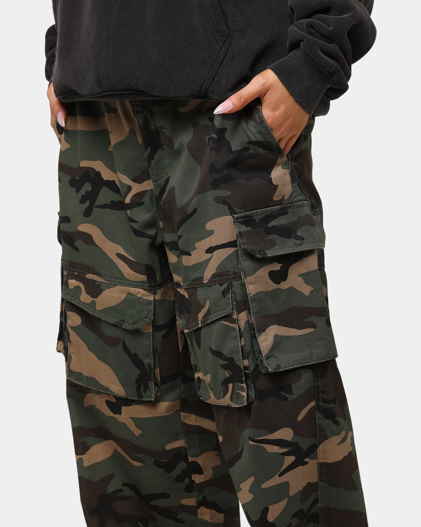 The Anti Order Artillery Baggy Cargo Pants  Woodland Camo Quick Drying