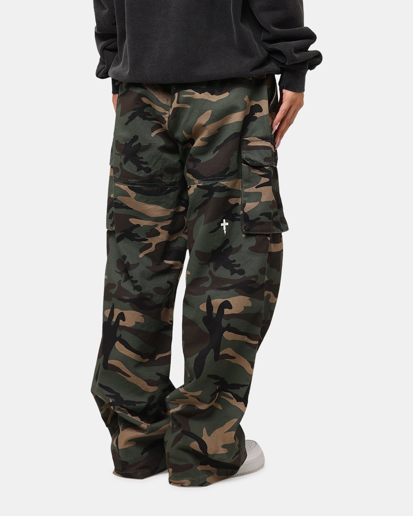 The Anti Order Artillery Baggy Cargo Pants  Woodland Camo Lightweight