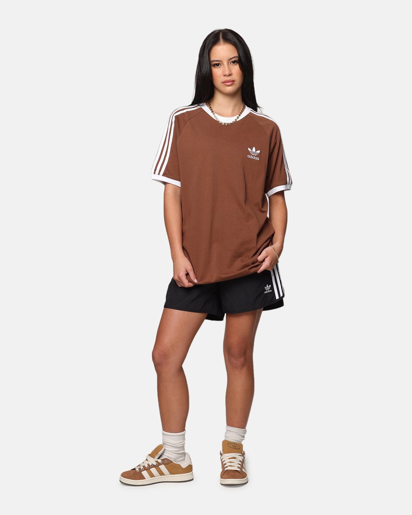 Adidas Adicolour Classic Sprinter Shorts Black Tapered Leg Design Side Pockets