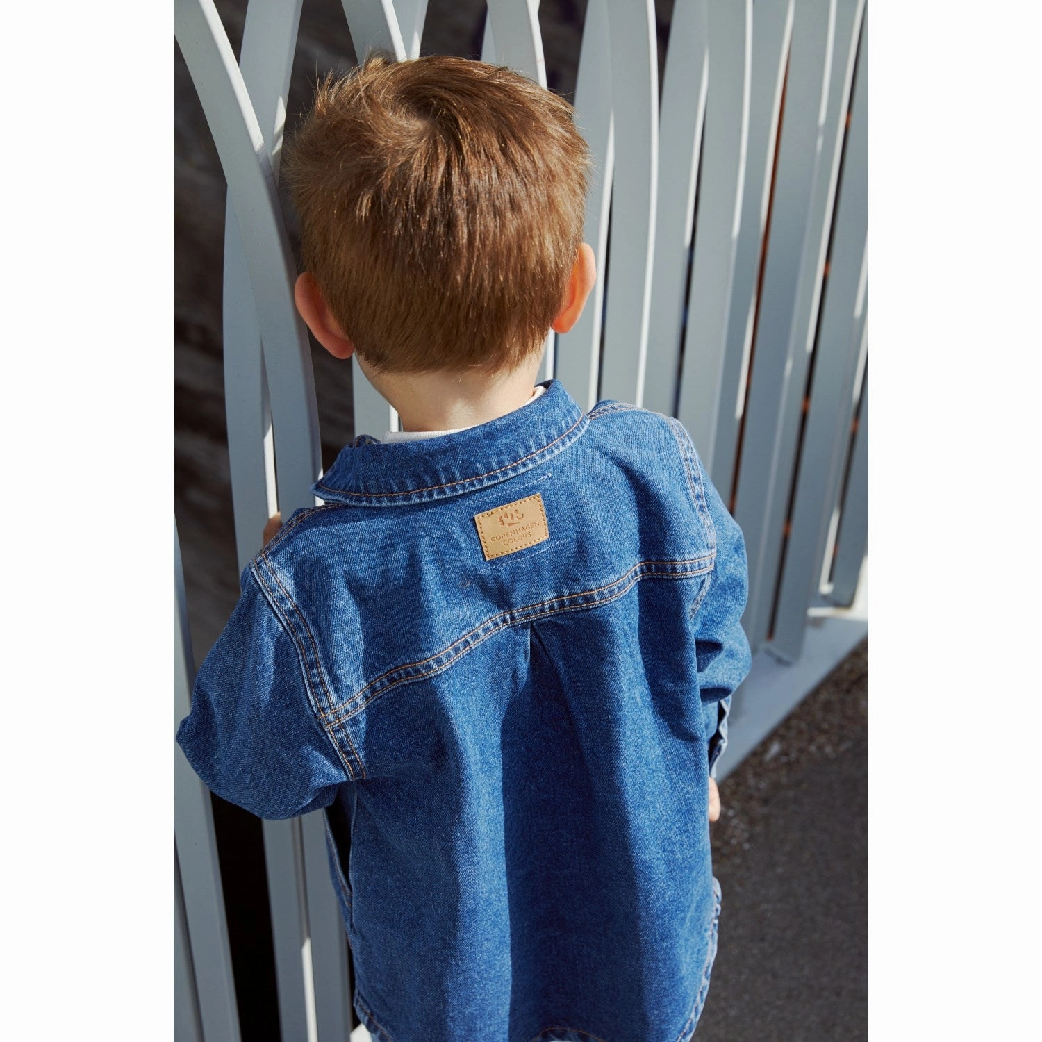 Quick Release Buckles Full Length Zipper Copenhagen Colors Indigo Blue Washed Organic Jeans Jacket