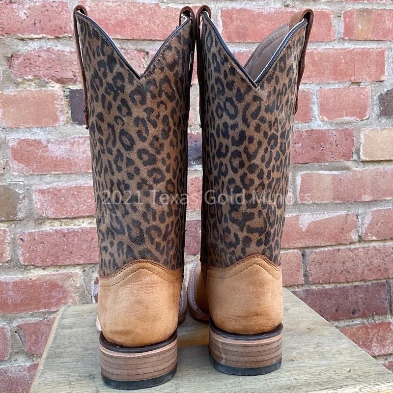 Corral Circle G Honey Leopard Boot J7104