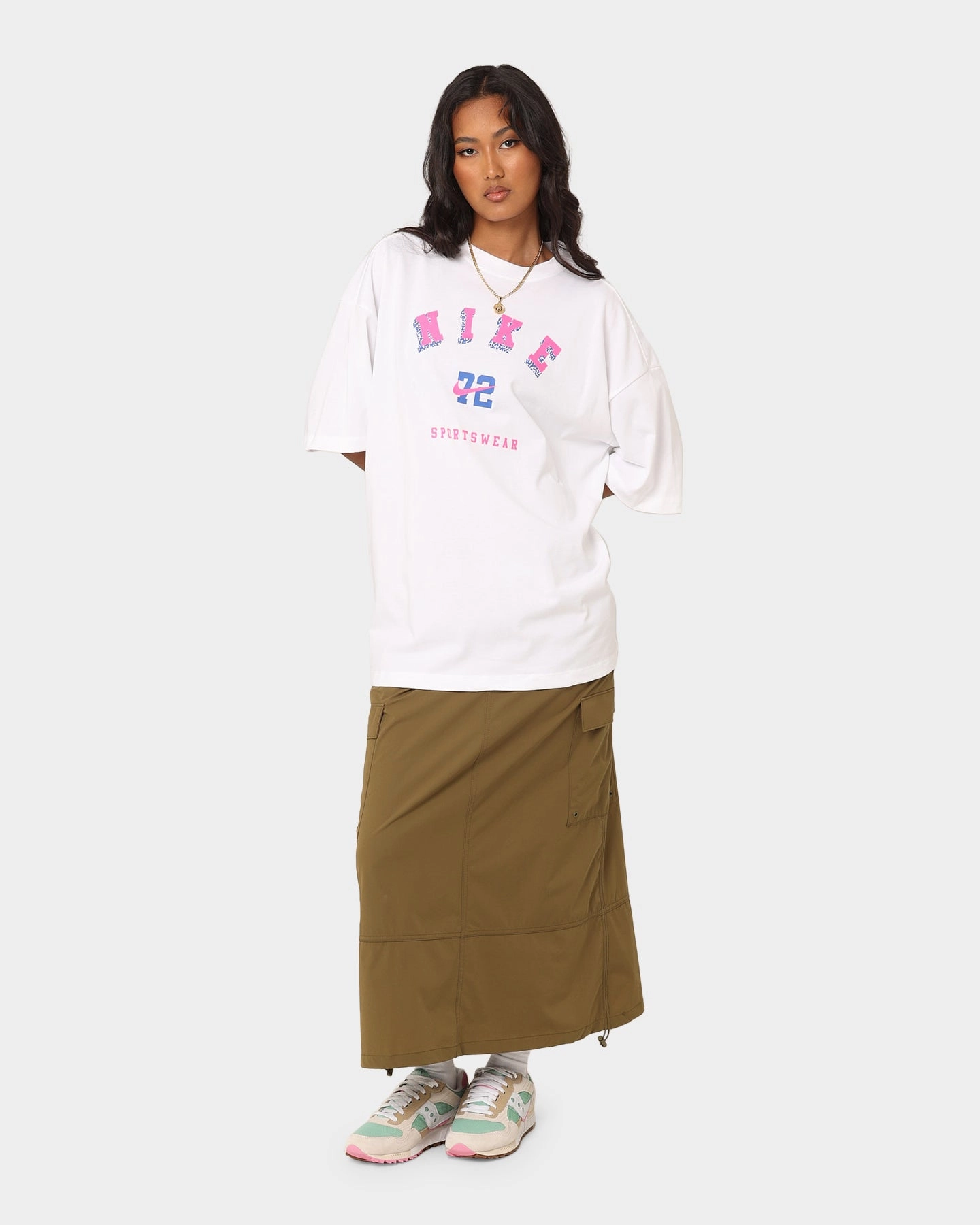 Stylish Day Wear Nike Women's Nike Sportswear OC1 Oversized T-Shirt White