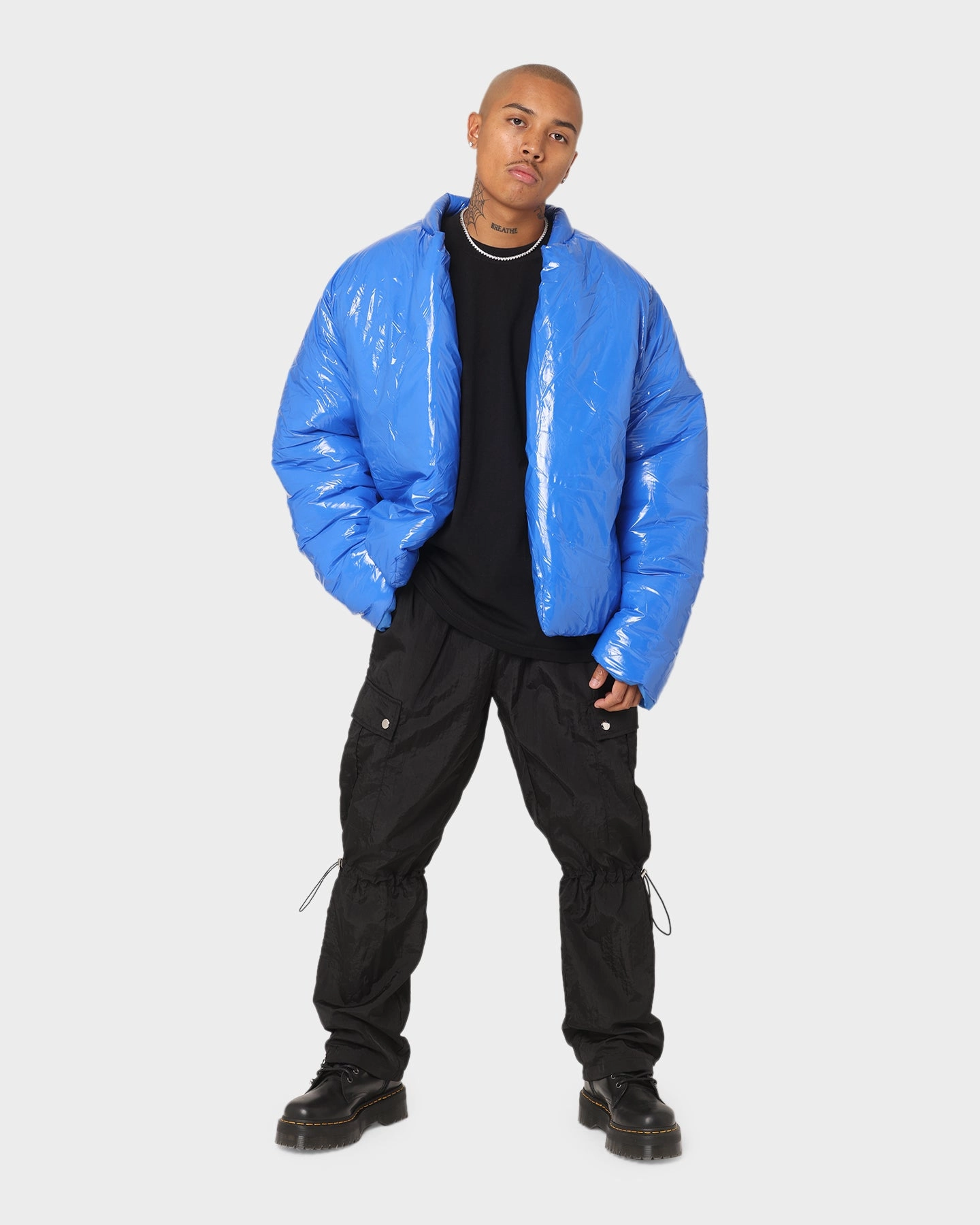 Rugged Look Club Paradise  Paxton Puffer Jacket Blue
