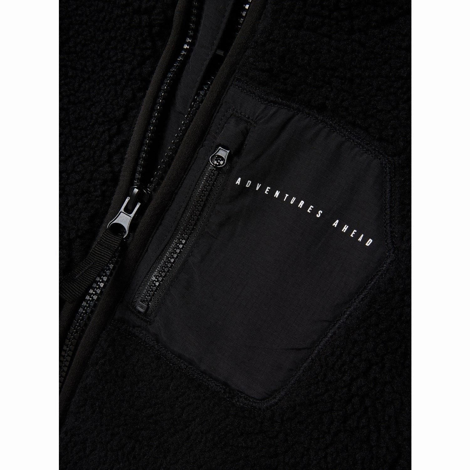 Name It Black Nknmattia Sherpa Jacket Pb Urban Casual