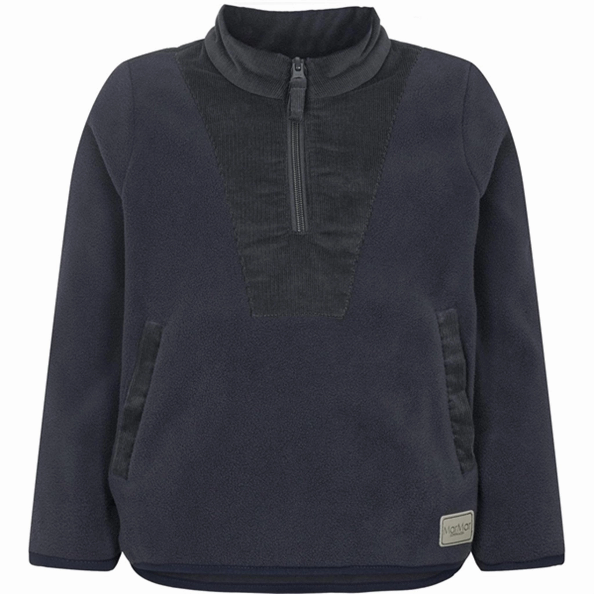 Layered Look Heat Resistant Fabric MarMar Jeko Fleece Jacket Darkest Blue