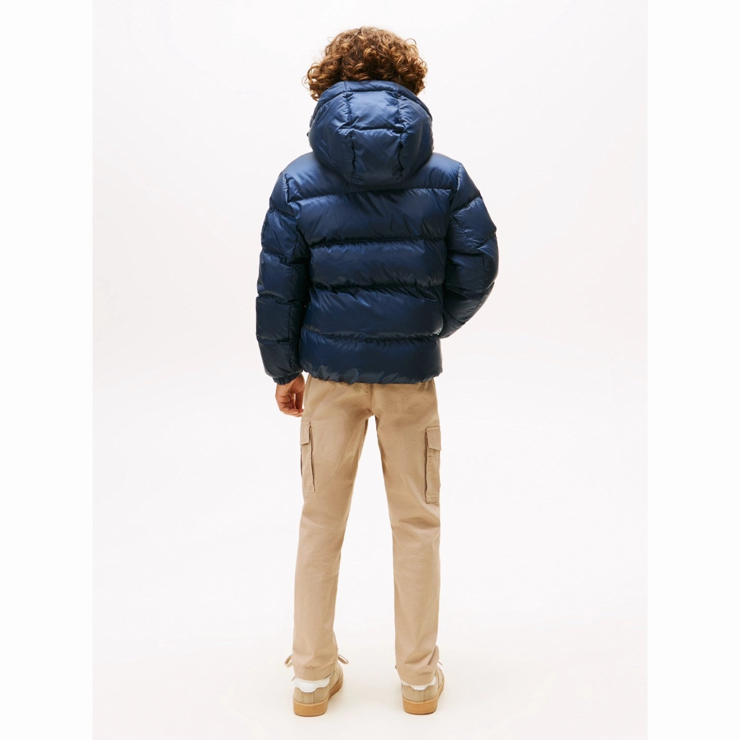 Tommy Hilfiger Dark Night Navy Essential Down Jacket Taped Seam Waterproofing