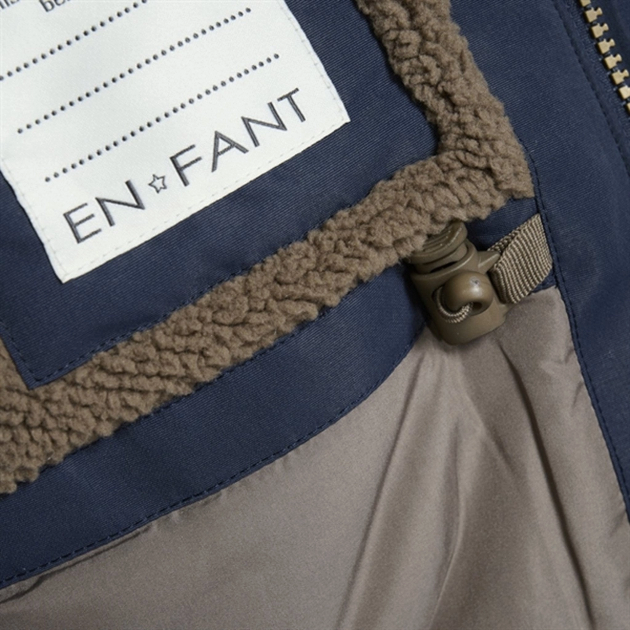 Magnetic Closure Option Eco Dye Process En Fant Jacket Solid Parisian Night