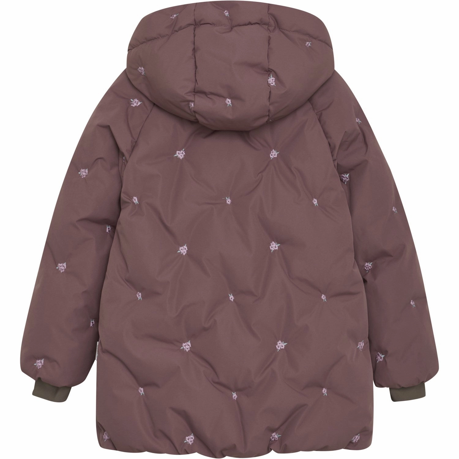 Reinforced Elbow Padding Crisp Layer En Fant Rose Taupe Jacket Puffer W. Embroidery