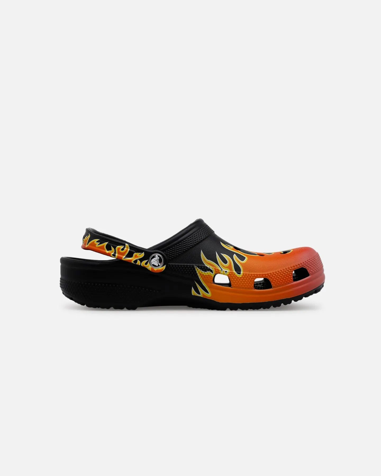 Effortless Slip-Ons Simple Step Sandal Crocs Classic Flames Clog Black/Multi