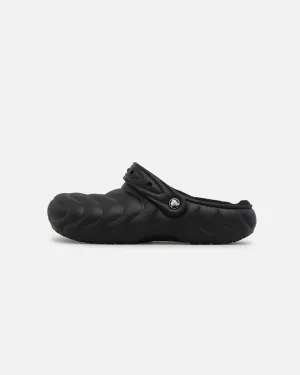 Machine washable Easygoing Footwear Crocs Classic Lined Over Puff Clog Black