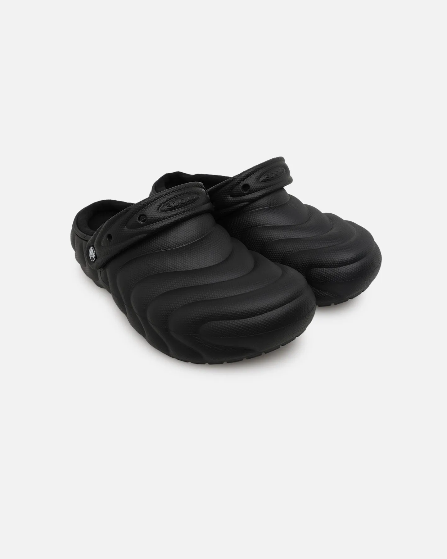 Crocs Classic Lined Over Puff Clog Black Quick Comfort Fit