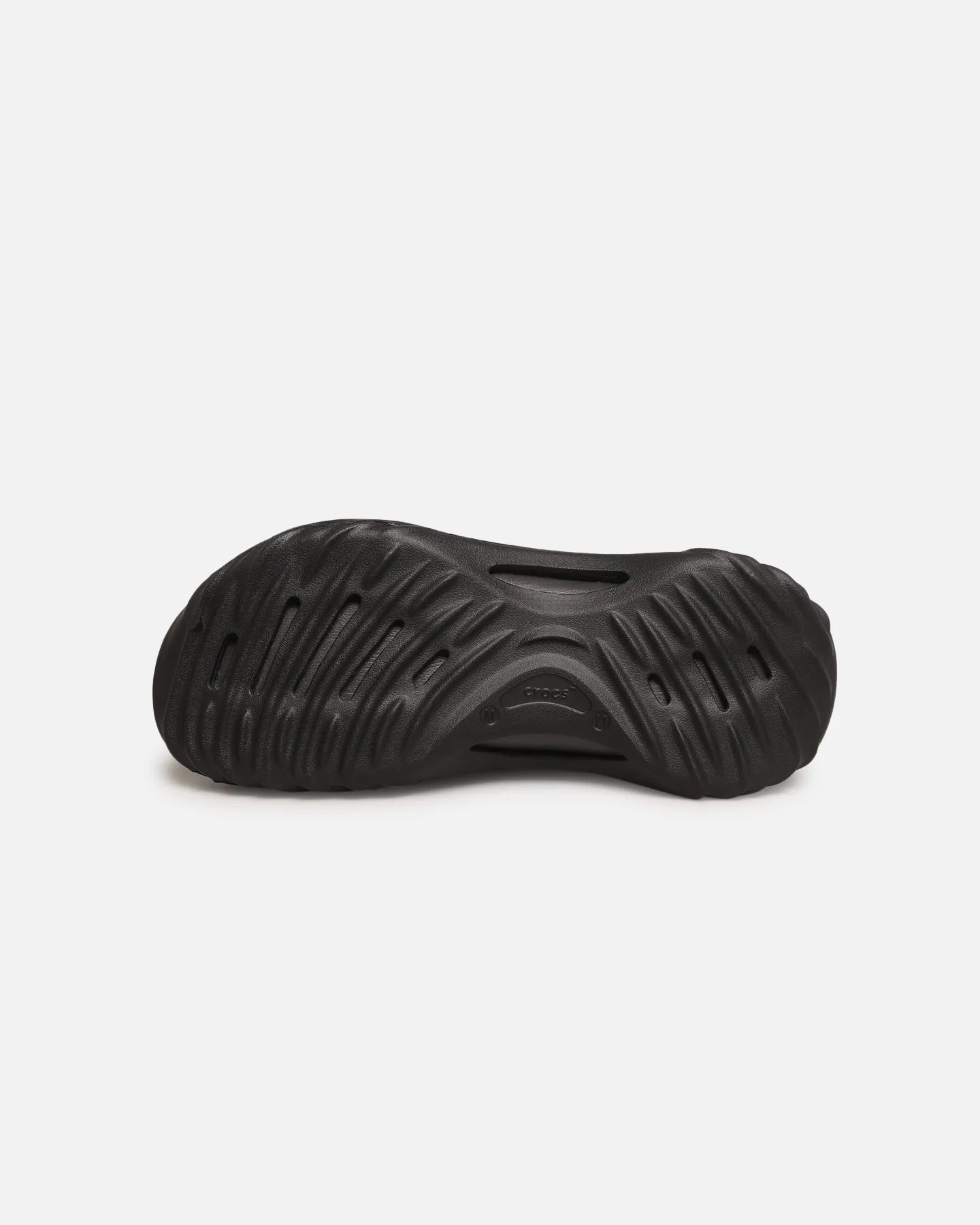 Expandable Soft Step-On Sandals Crocs Echo Wave Black