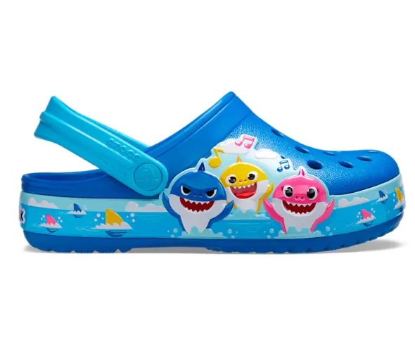 Crocs Kids Classic Baby Shark Clog - Bright Cobalt