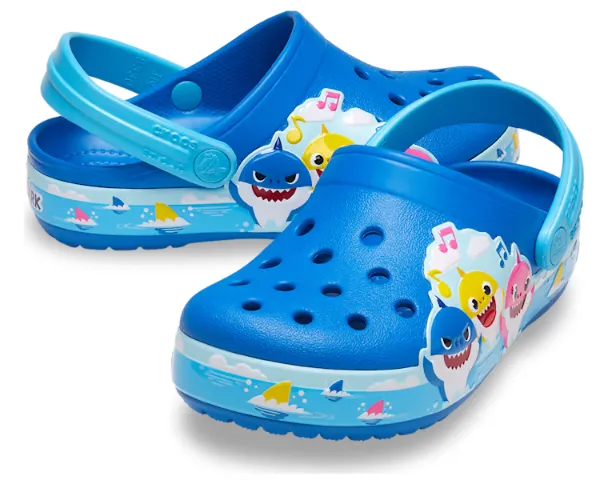 Crocs Kids Classic Baby Shark Clog - Bright Cobalt