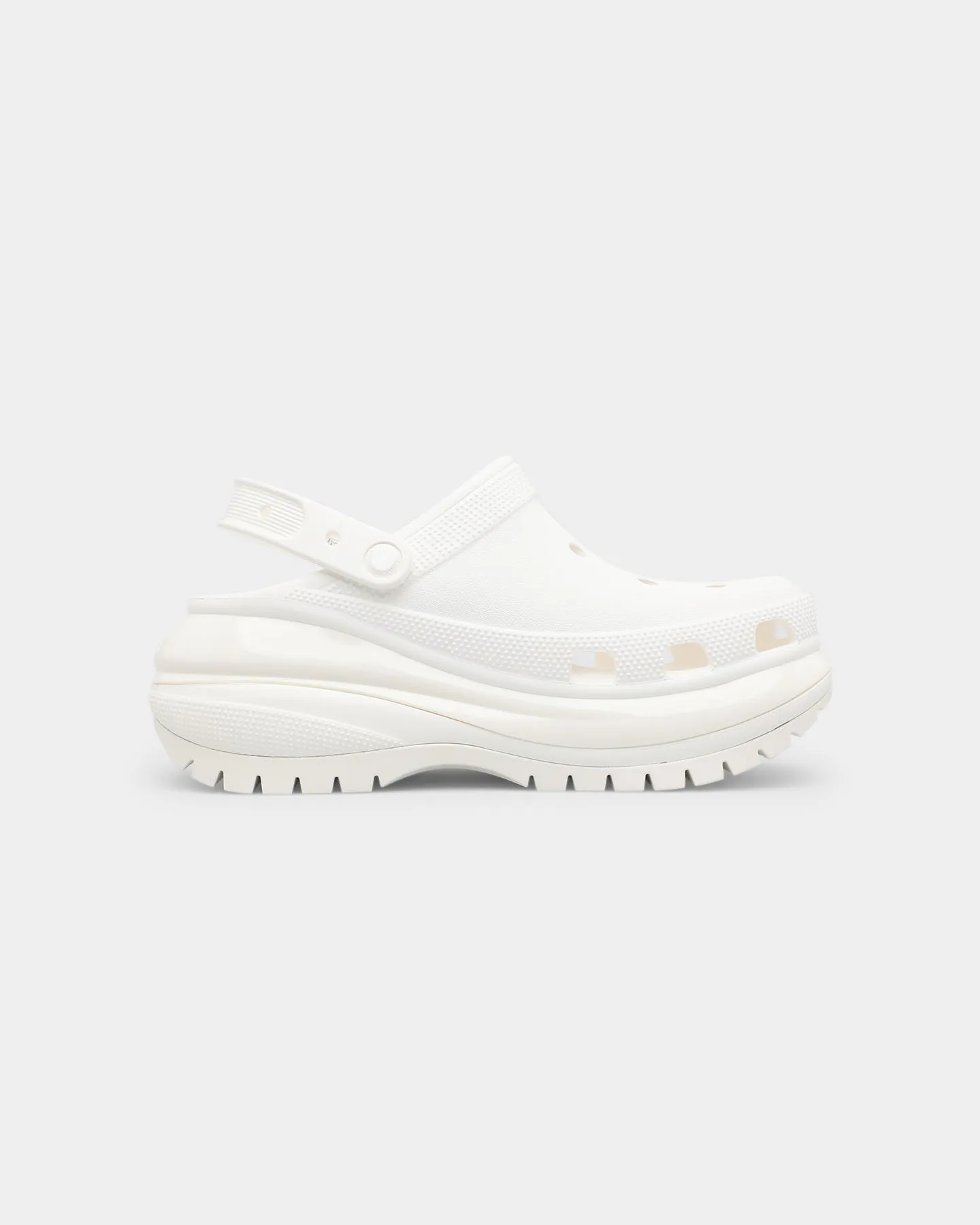 Crocs Mega Crush Clog White Quick Fit Footwear