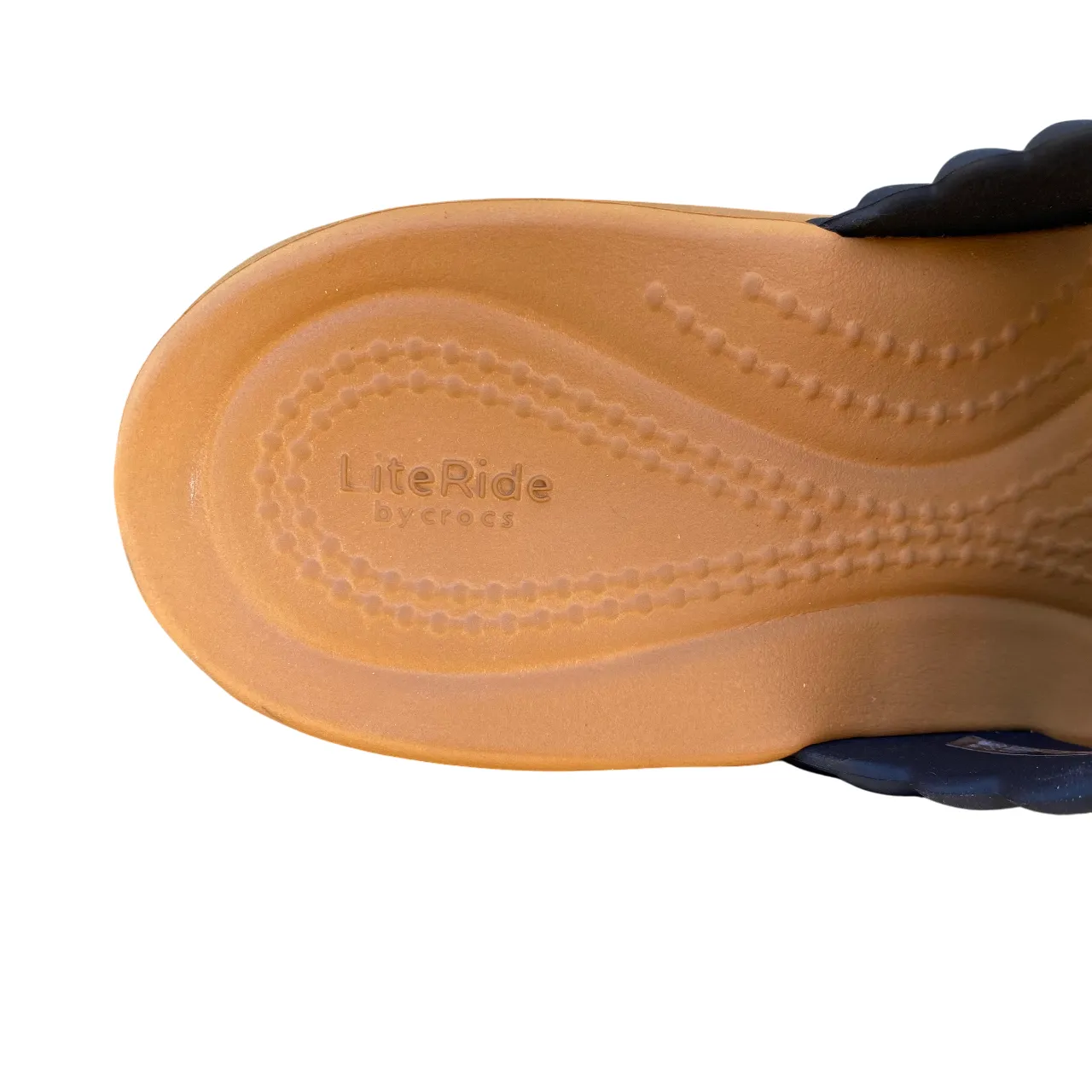 Multi Density Stay Casual Crocs Sandalo Donna Brooklyn Woven Slide Tacco 209979-001 Nero Comfort