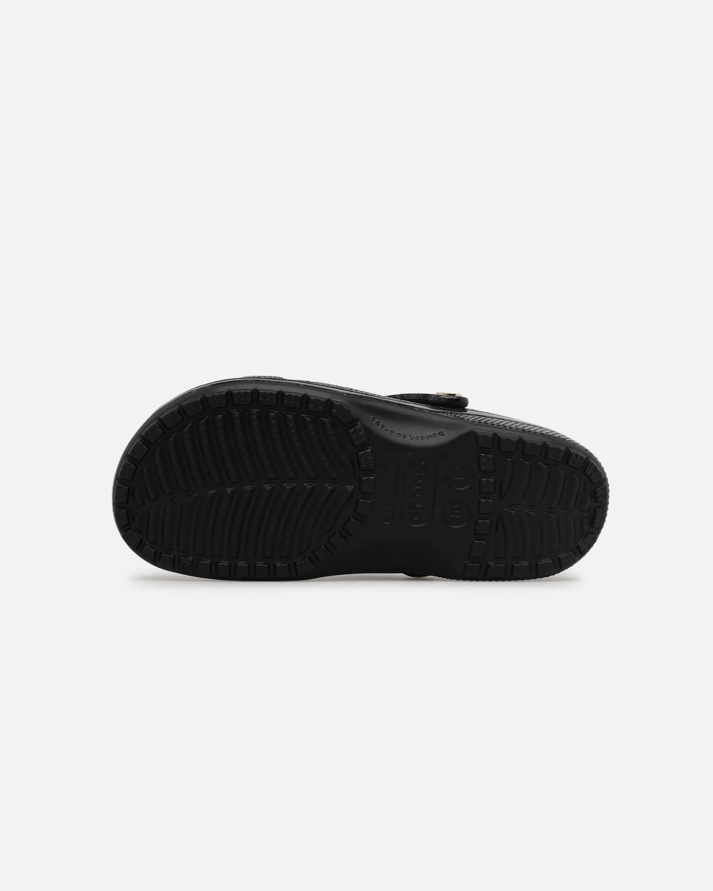Flex grooves Supportive straps Crocs X Culture Kings Classic Clog Black/Gold