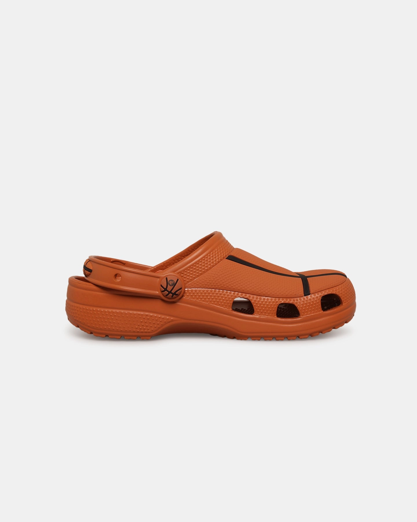 Stable platform Classic Control Crocs Kids' Classic Basketball Clog (GS) Sienna