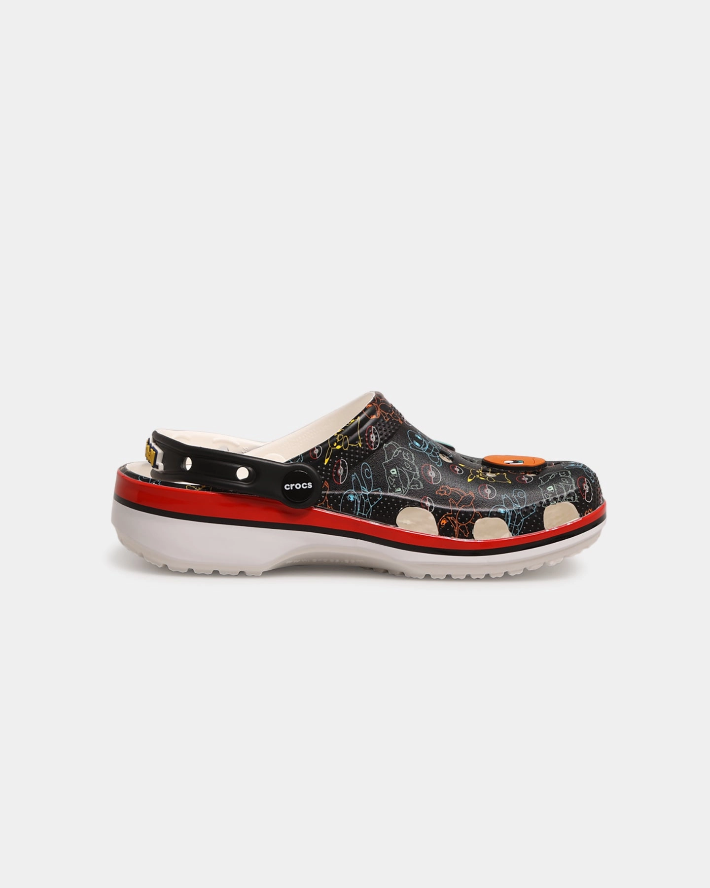 No Pressure Durable Lacing System Crocs Kids' Pok??mon Classic Clog (GS) Multi