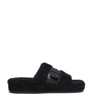 Croft UGG Women Curly Sheepskin Wool Slippers - EA2013 - EVERAU