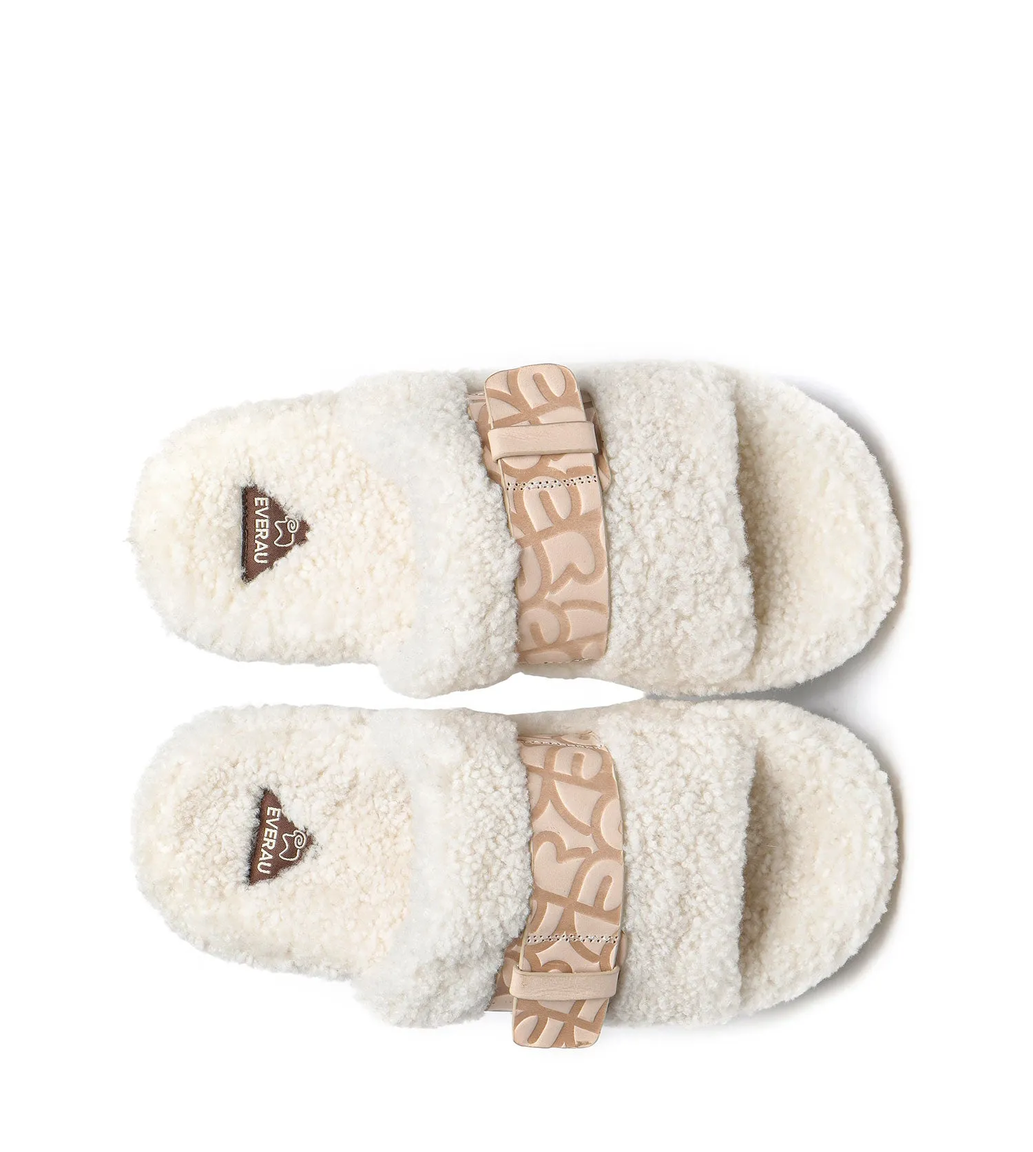 Croft UGG Women Curly Sheepskin Wool Slippers - EA2013 - EVERAU