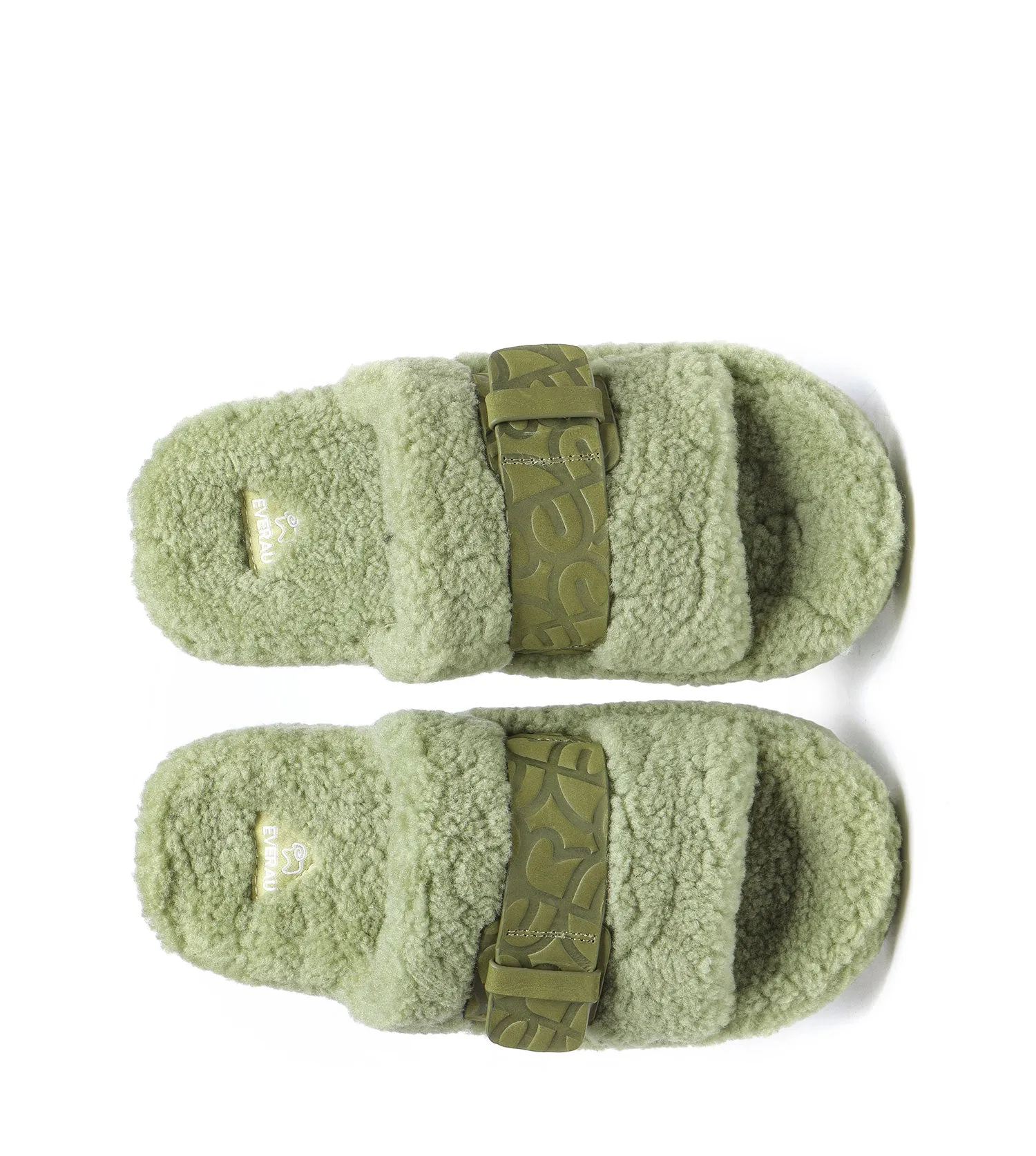 Croft UGG Women Curly Sheepskin Wool Slippers - EA2013 - EVERAU