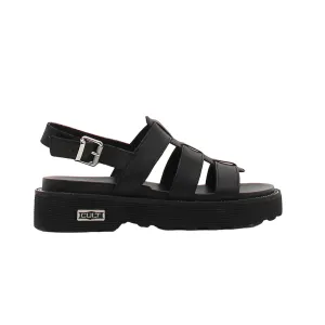 Cult sandalo da donno in pelle Ziggy 3137 nero Easy Clean Surface