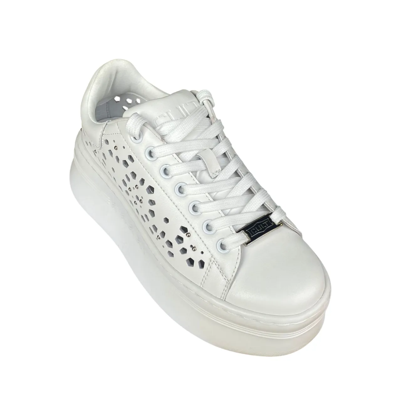 Cult scarpa sneakers con zeppa da donna Pearl 4425 bianco Pressure Dispersion Sole