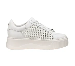 Cult scarpa sneakers da donna in pelle  Perry 4237 bianco Moisture wicking Porous Mesh Ventilation
