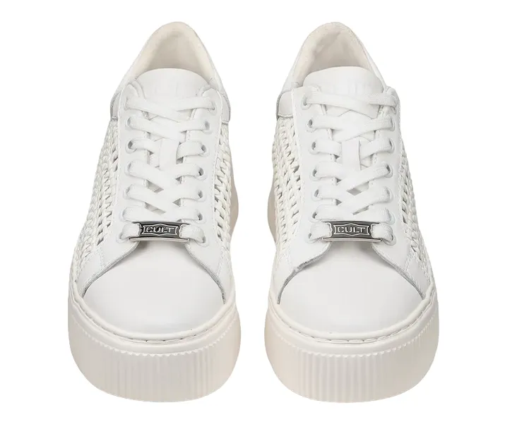 Cult scarpa sneakers da donna in pelle  Perry 4237 bianco shock - absorbing insoles youth shoe appearance
