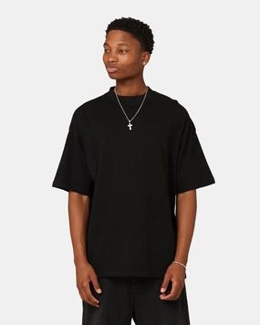 Functional Wear Culture Kings Oversized Blank T-Shirt Black