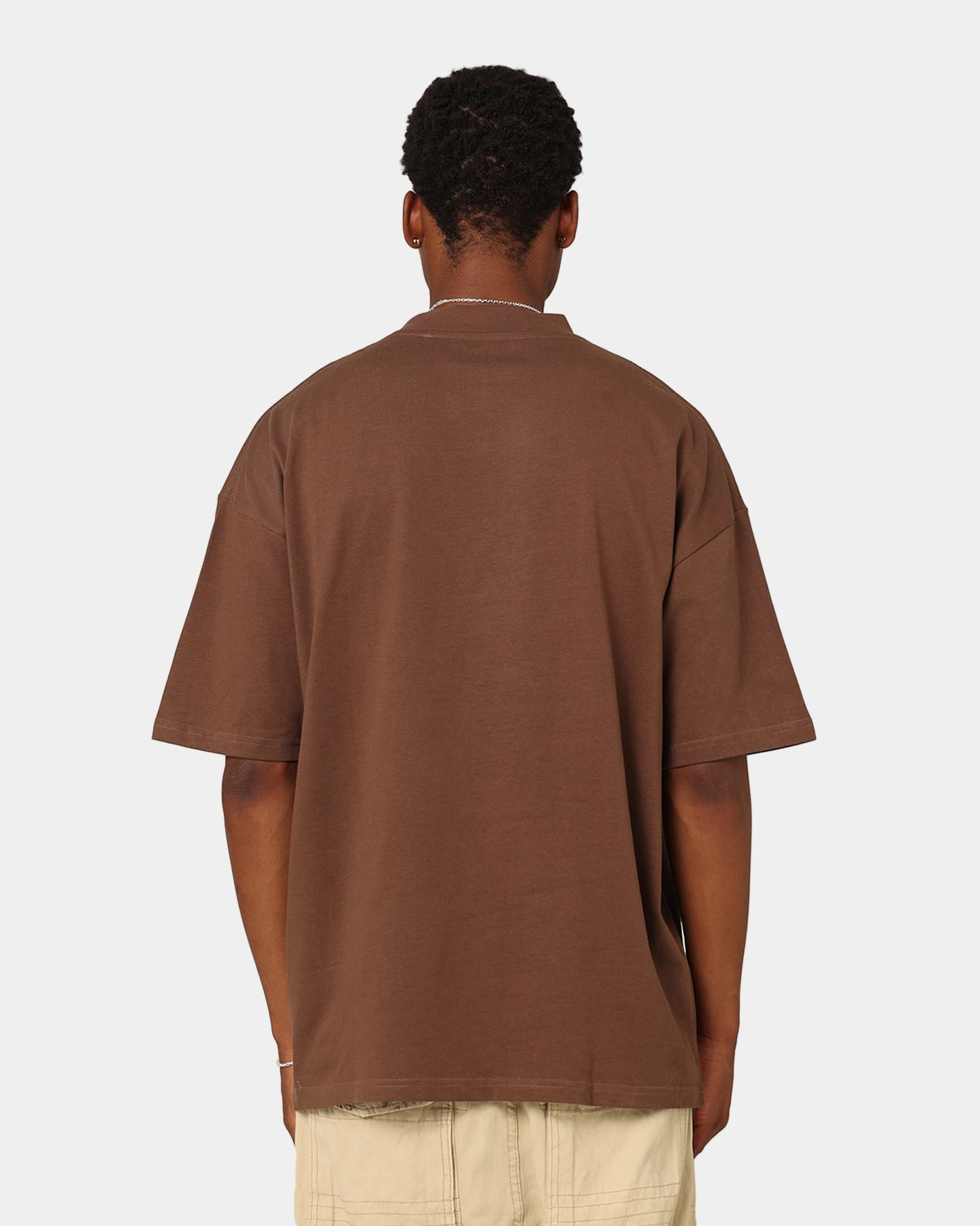 Versatile Comfort Light Comfort Culture Kings Oversized Blank T-Shirt Brown
