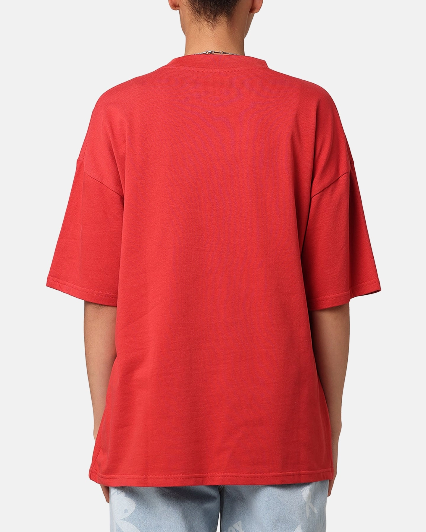 Culture Kings Oversized Blank T-Shirt Red Biodegradable Options Quick Wear